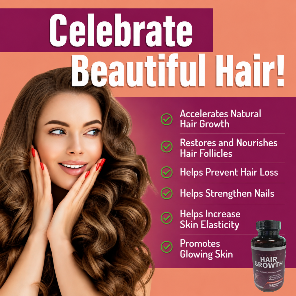 Advanced Hair Growth Capsules | For Postpartum, Hormonal & Thinning Hair
