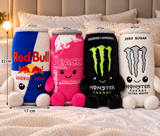 Energy Drink Can Plush Toy