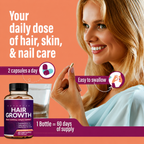Advanced Hair Growth Capsules | For Postpartum, Hormonal & Thinning Hair