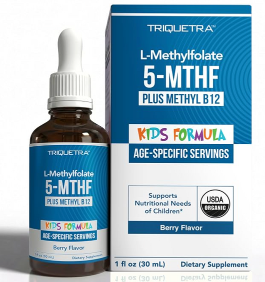 Organic Kids L-Methylfolate & Methyl B12 – Berry Flavor