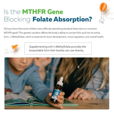 Organic Kids L-Methylfolate & Methyl B12 – Berry Flavor