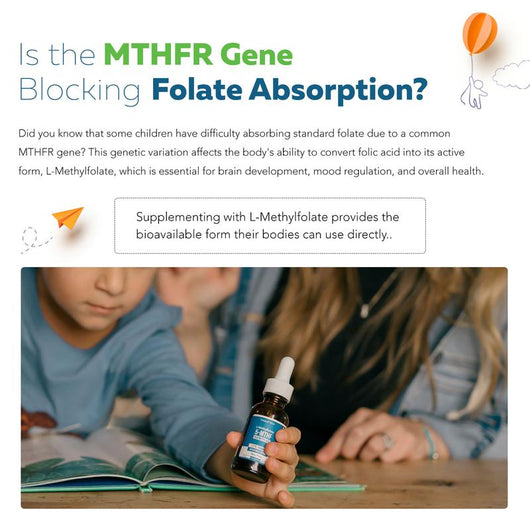 Organic Kids L-Methylfolate & Methyl B12 – Berry Flavor