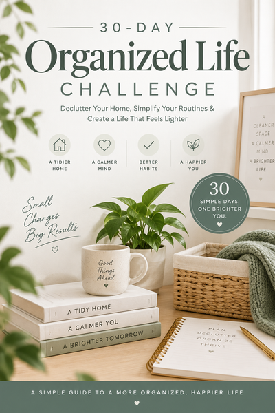 30-Day Organized Life Challenge E-Book