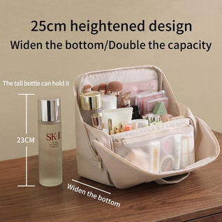 Travel Makeup Bag with Luggage Strap