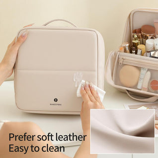 Travel Makeup Bag with Luggage Strap