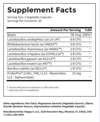 Vaginal Prebiotic + Probiotic for Women